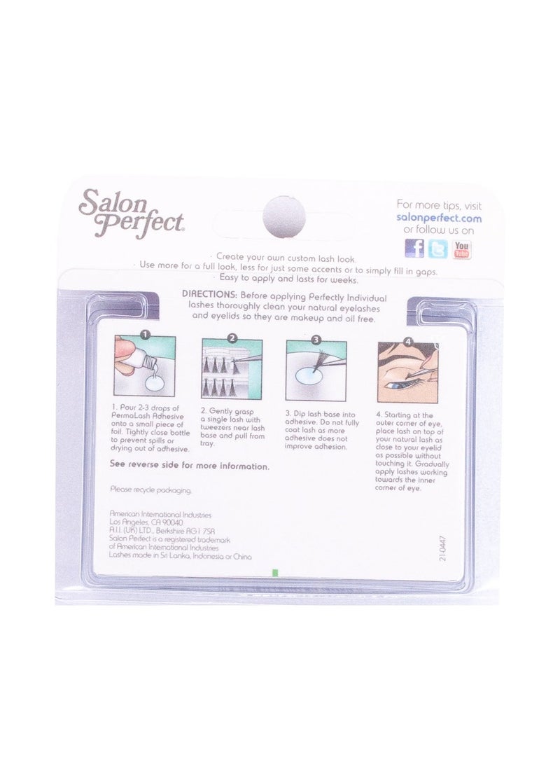 Salon Perfect Short Black Natural Knot-Free Individual Eyelash  - Image 2
