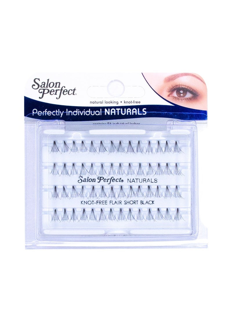 Salon Perfect Short Black Natural Knot-Free Individual Eyelash  - Image 1