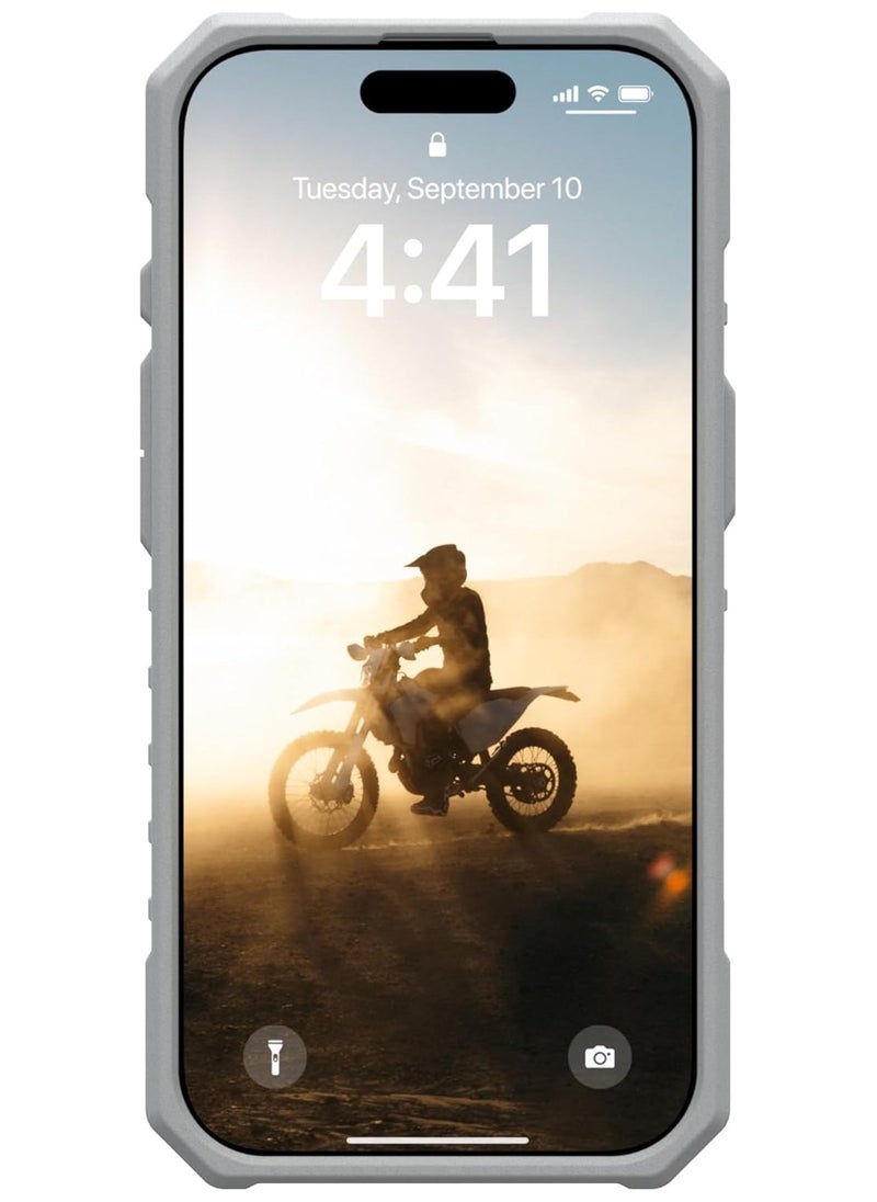Urban Armor Gear - UAG Pathfinder Clear MagSafe for iPhone 16 PRO Case Cover [18 Feet Drop tested]  - Active Neon - Image 1