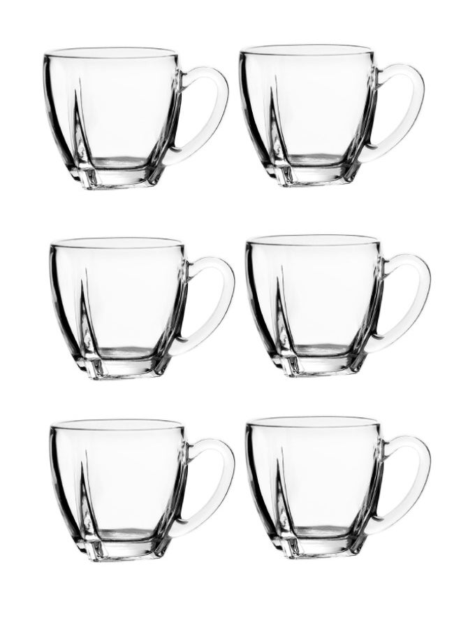 Blinkmax - 6-Piece Tea Cup Set Clear 115ml - Image 1