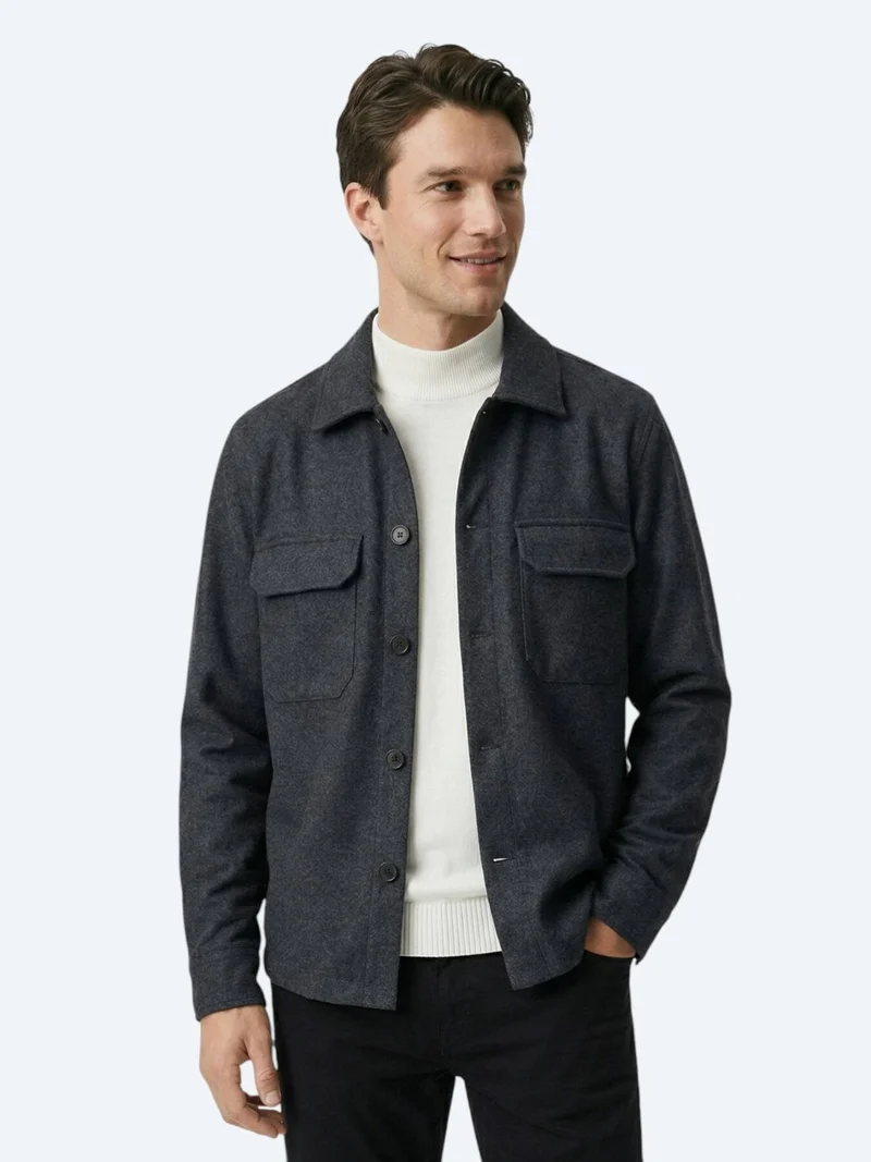 Kip Hard Coal Overshirt