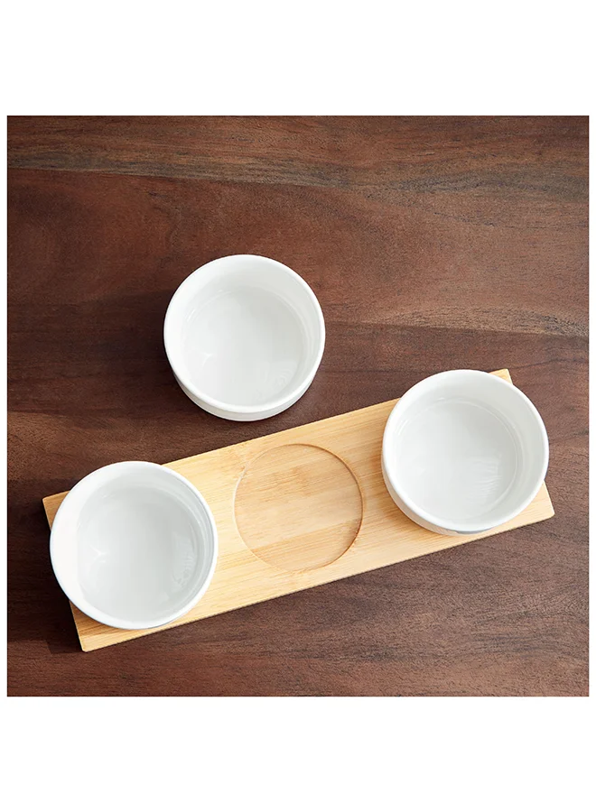 Home Box Supreme 4-Piece Chip and Dip Set 32.5 x 6 x 11 cm
