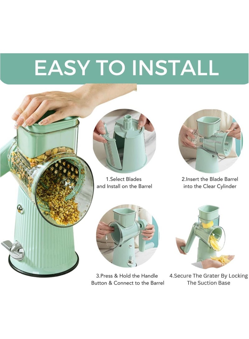 عام أداة تقشير الجبن من الفولاذ المقاوم للصدأ مع مقابض، مثالية لتقشير جبنة البارميزان وتقطيع الخضار. - Image 2