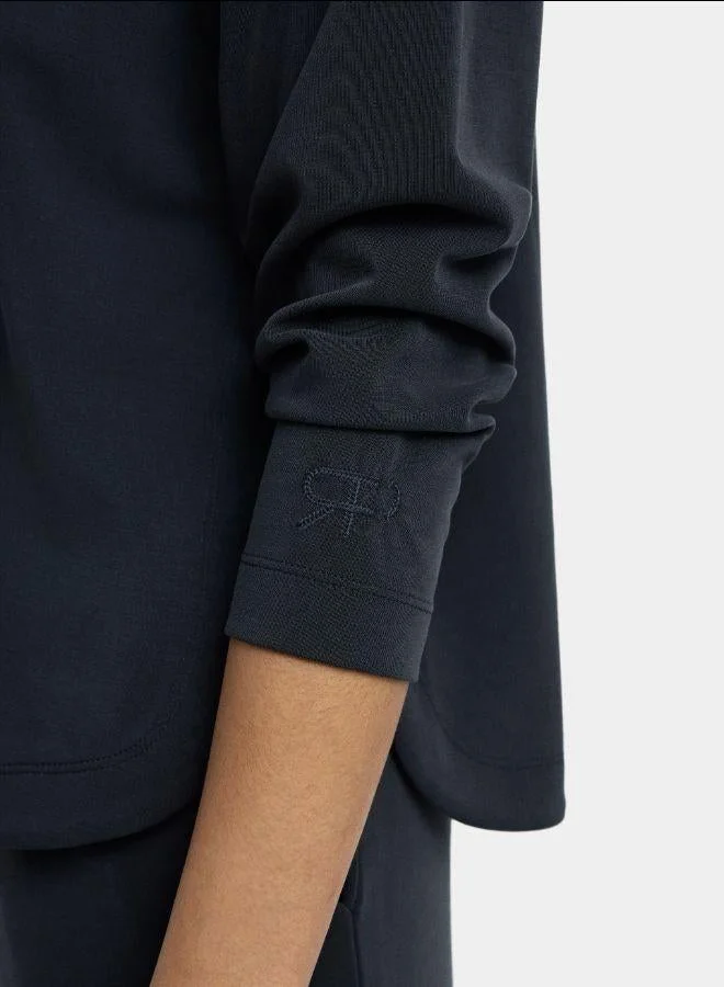 PARFOIS Black Knit hoodie soft touch for Women | Best Price UAE