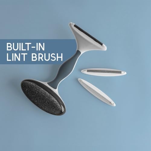 GLEENER Battery-Free 4-in-1 Fabric Shaver & Lint Brush | Ultimate Fuzz Remover | Adjustable Depiller Lint Remover for Clothing & Furniture (Slate Blue) - Image 5