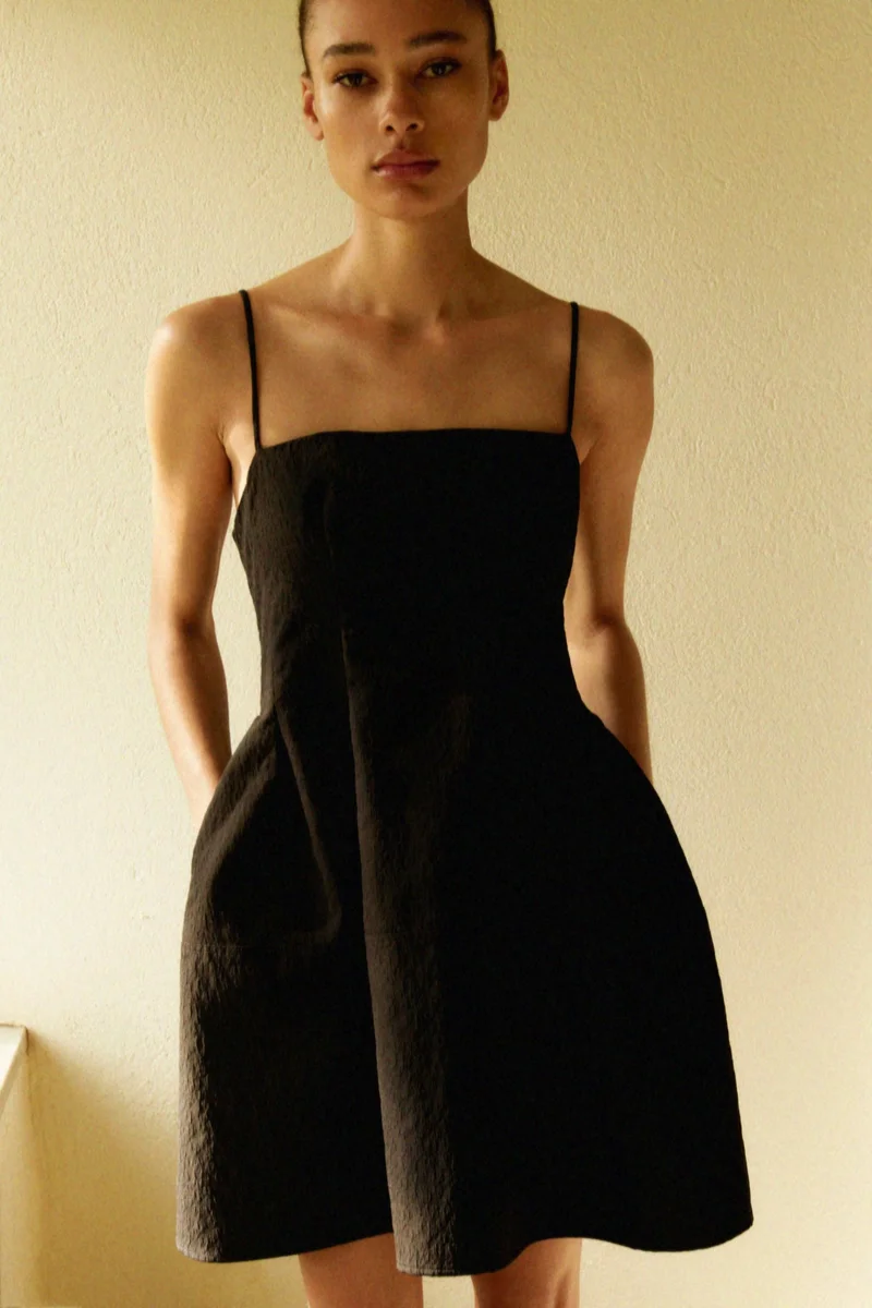 H&M Jacquard-weave strappy dress