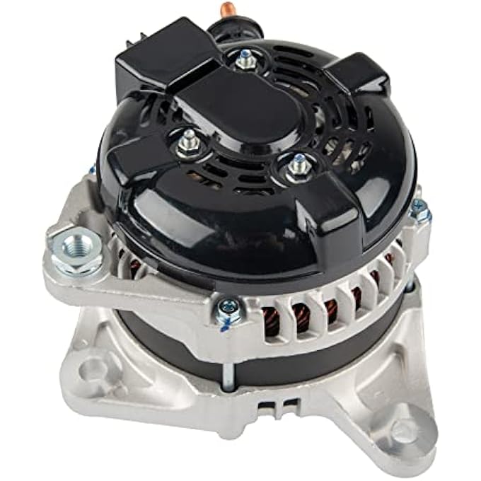 AUTOSITY Alternator Replacement 11294N New for Grand Caravan 2008-2010 3.3L 3.8L Town & Country 2008-2010 3.3L/2008 3.8L Wrangler 2009-2011, 140Amp 12V CW 6-Pulley Groove - Image 2