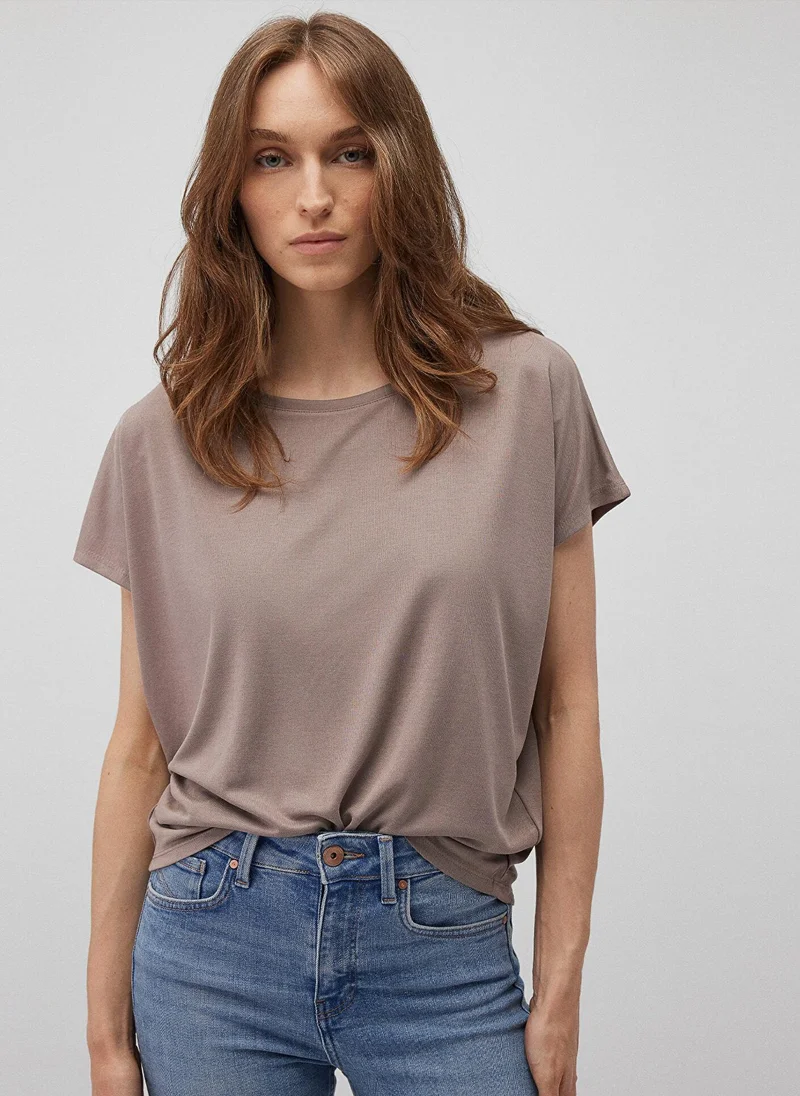 مافي Lux Touch Brown T-Shirt