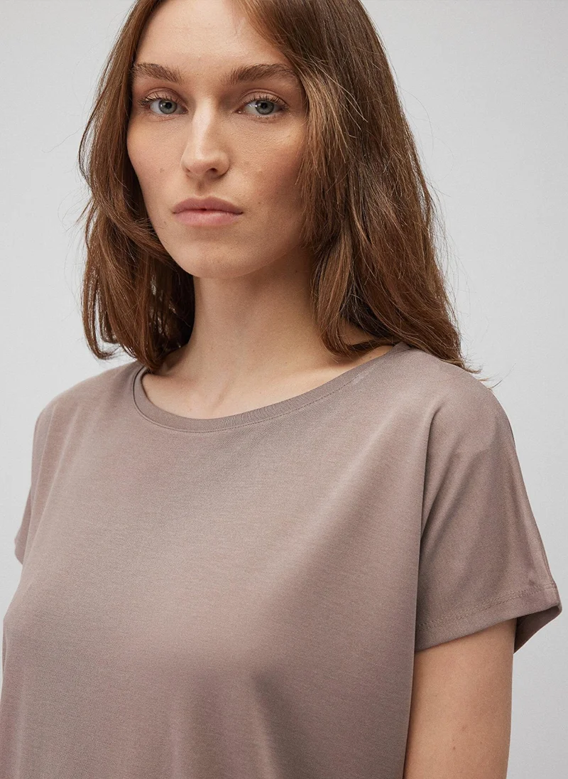 مافي Lux Touch Brown T-Shirt