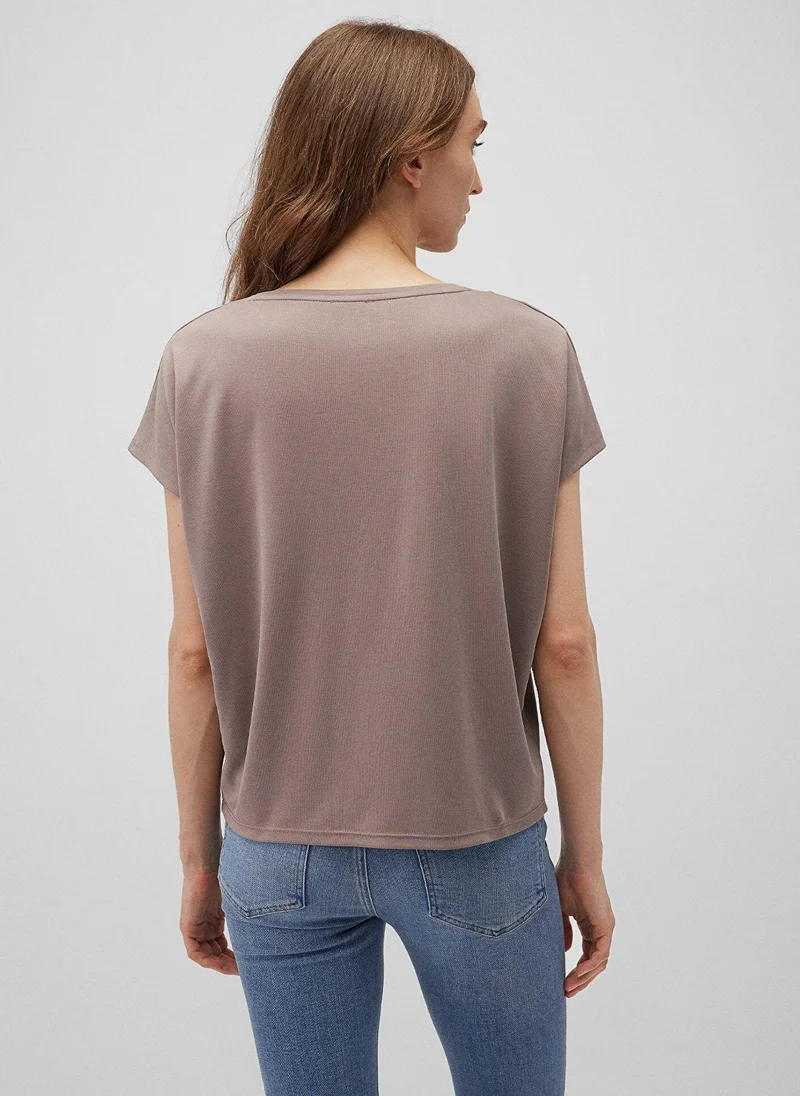 مافي Lux Touch Brown T-Shirt