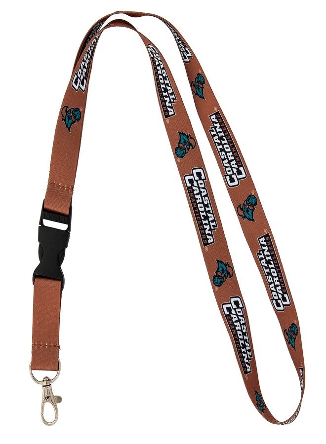 Desert Cactus Coastal Carolina University Lanyard Chanticleers CCU CINO Car Keys ID Badge Holder Keychain Detachable Breakaway Snap Buckle (Bronze) - Image 1