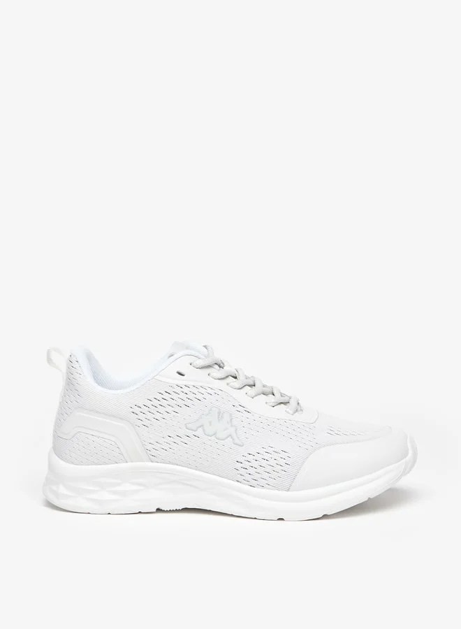 Kappa Women's Textured Sports Shoes with Lace-Up Closure