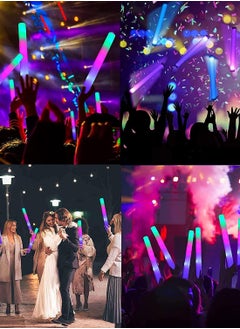 Vitacelli Glow Sticks Bulk Glow in The Dark Party Supplies, LED Foam Sticks with 3 Modes Colorful Flashing Light Up Toys for Party Birthday Wedding Concert 50-PCS  - Image 5