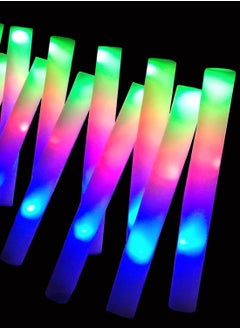Vitacelli Glow Sticks Bulk Glow in The Dark Party Supplies, LED Foam Sticks with 3 Modes Colorful Flashing Light Up Toys for Party Birthday Wedding Concert 50-PCS  - Image 2