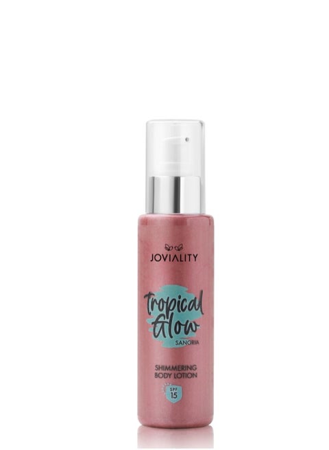 Tropical Glow Shimmering Lotion in Sangria Spf15