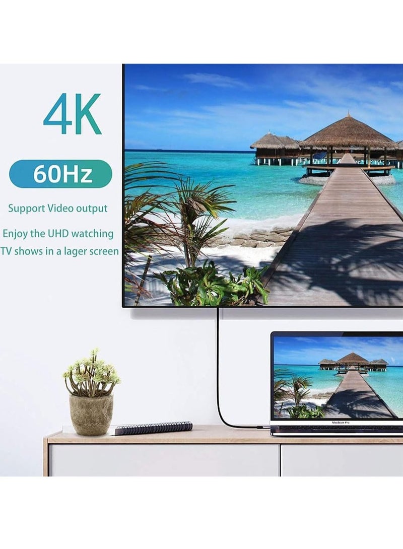 كابل USB-C إلى USB-C 100 واط - كابل نقل بيانات عالي السرعة Type-C 3.1 Gen 2 (1م) - Image 5