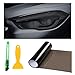Suvnie 12 48 Inch Car Light Tint Film Shiny Chameleon Headlights Tail Lights Fog Lights Films with Squeeze Cutter Self Adhesive Vinyl Film Sticker Sheet Roll Car Accessories Light Black - Image 2