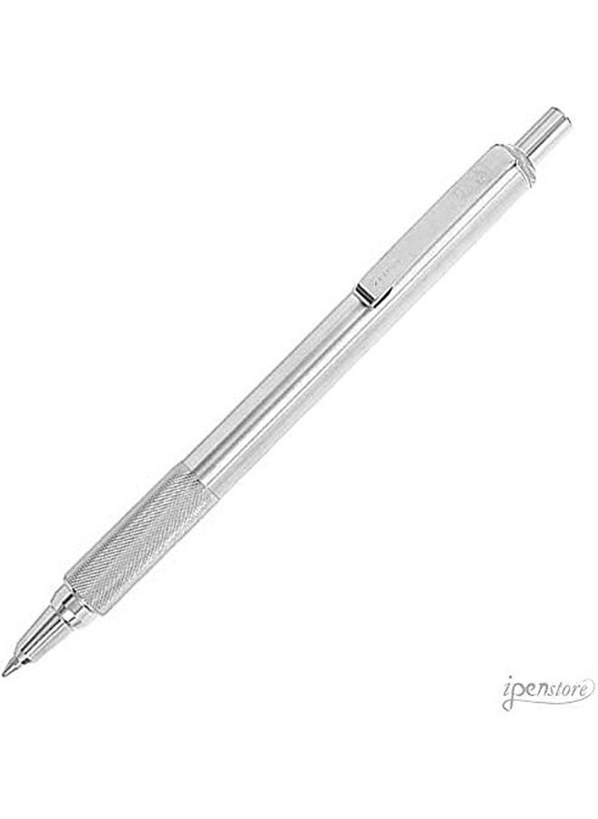 ZEBRA Zebra Pen 29411 Model F-701 Pack of 3 All Metal Retractable Ballpoint Pens; Heavy Duty Stainless Steel Barrel; Fine Point; 0.8mm; Black Ink  - Image 3
