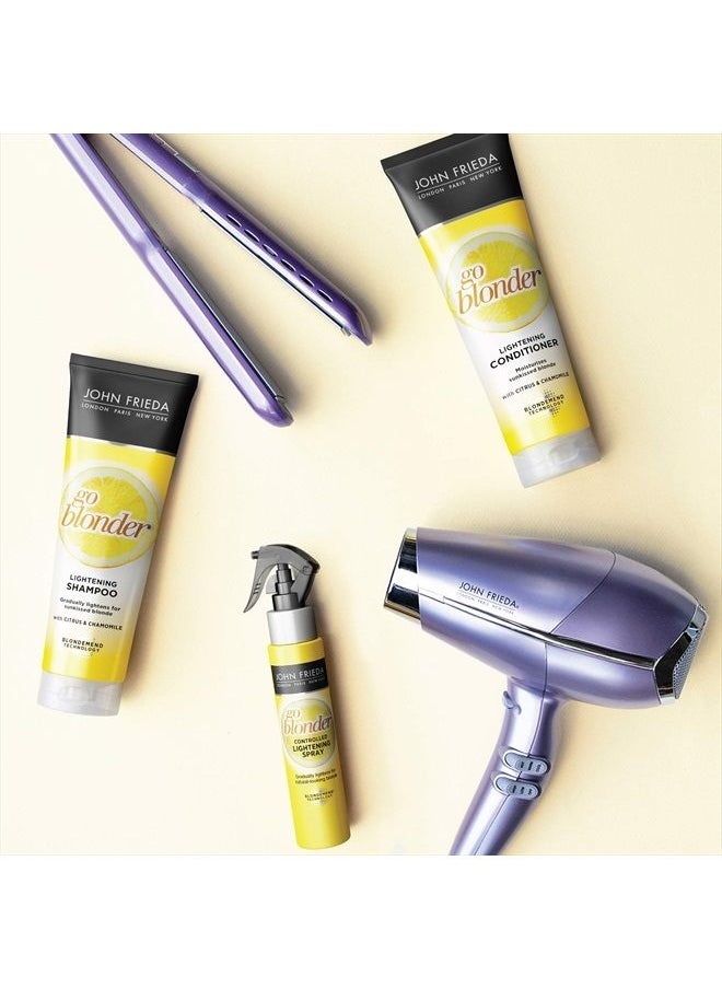 John Frieda - Sheer Blonde Go Blonder Shampoo, Gradual Lightening Shampoo, 8.3 oz, with Citrus and Chamomile, featuring our BlondMend Technology 8.3Oz Bottle - Image 1