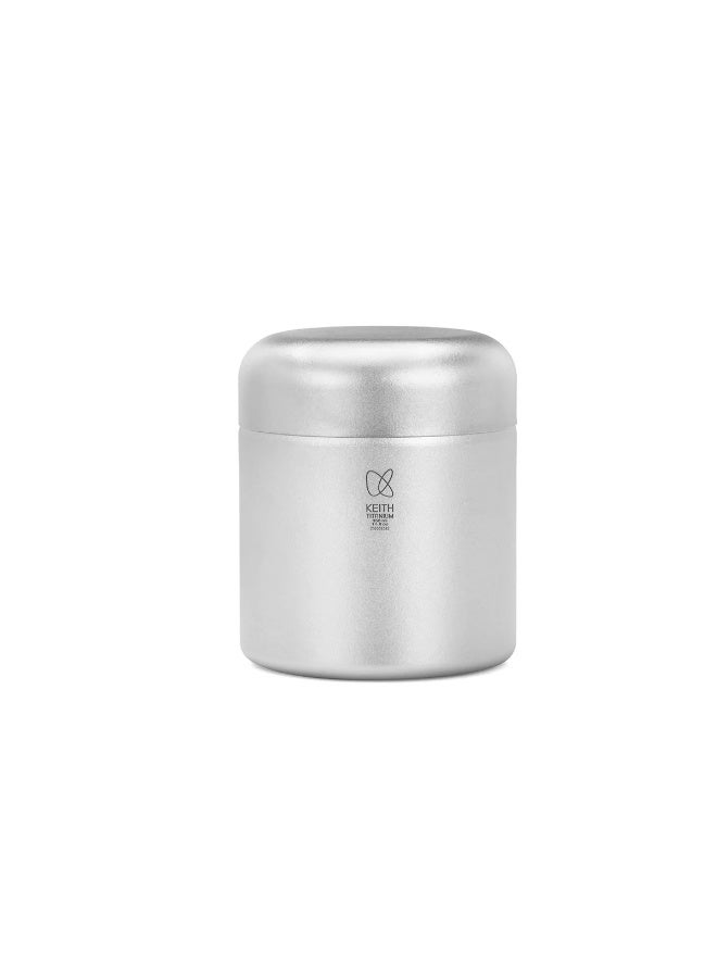 KEITH Titanium Ti3611 Coffee Canister 350ml, Pure Titanium Coffee Bean Storage Container with Measuring Spoon - Image 1