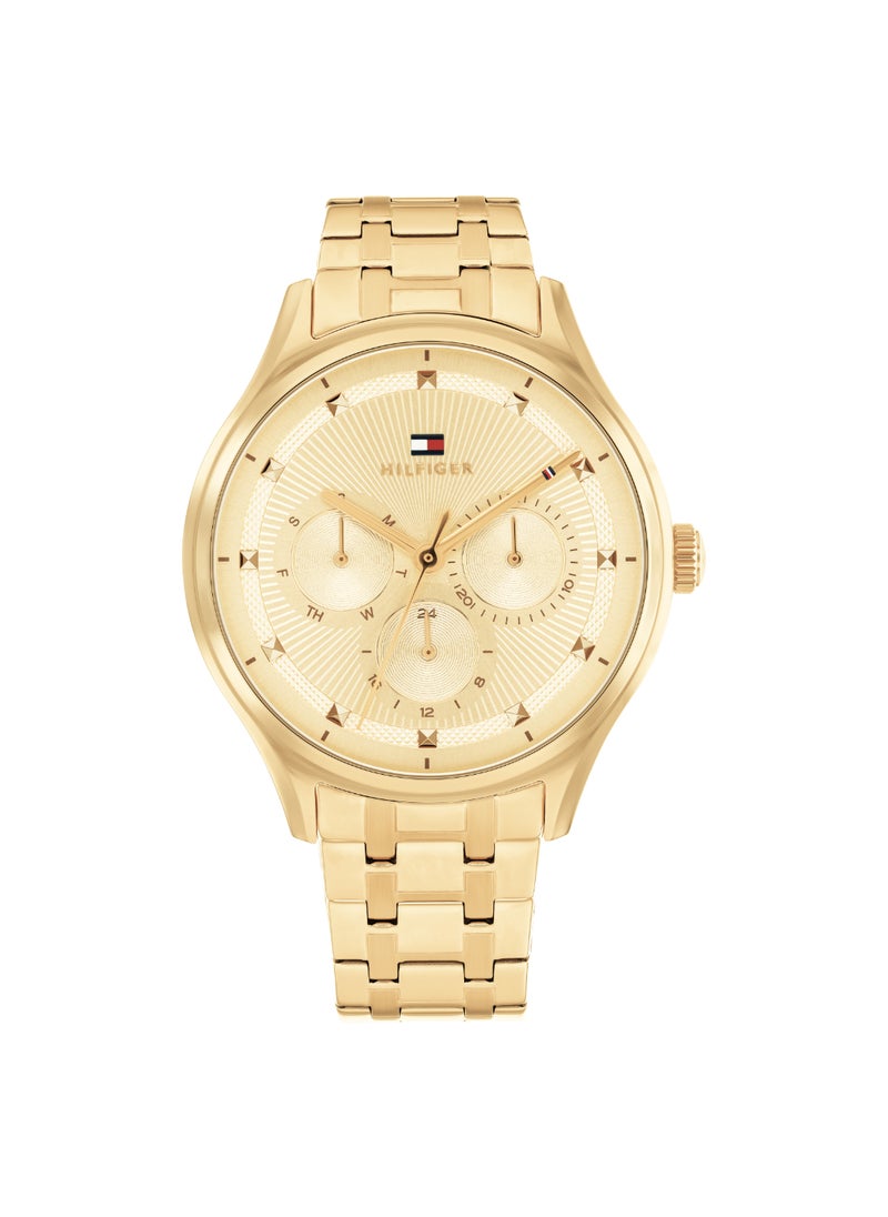 TOMMY HILFIGER ROUND ANALOG WOMEN'S CHAMPAGNE CASE WATCH - 1782751 - pzsku/Z8729C315947D79EA23A5Z/45/_/1738736863/10f12370-b095-4170-b237-fedc552fa089