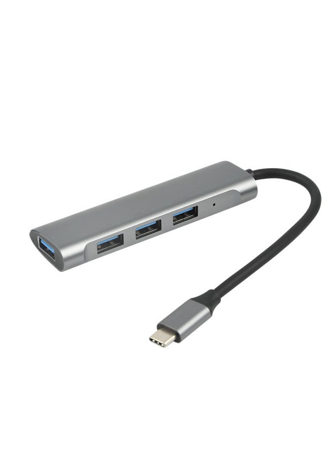 Union Star Youlianxing Type-c Expansion Dock To Usb Hub, One-to High-speed Four-port Usb 3.0 Expansion Dock, Compatible With Zte Cloud Computer W205ds Pad Tablet Converter - Image 4