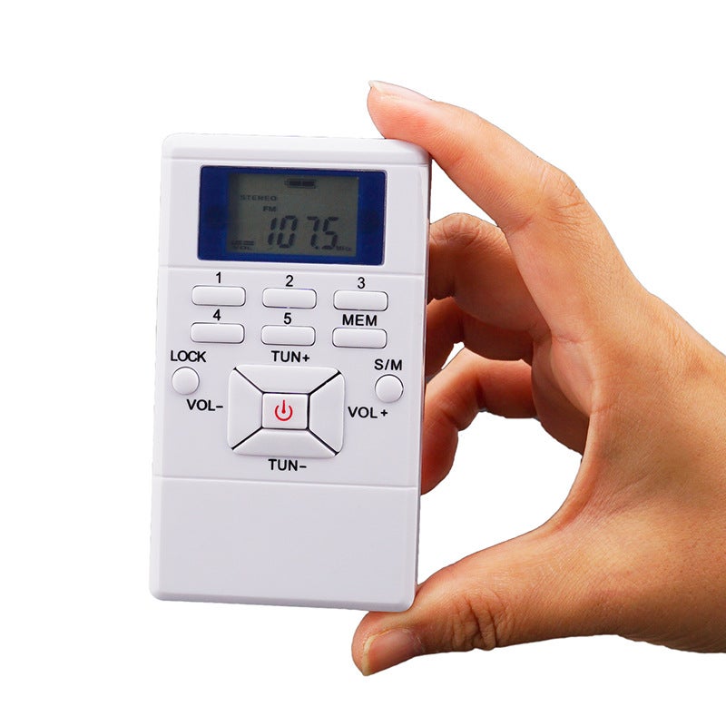 Portable Mini Stereo Fm Outdoor Gift Conference Receiver Radio Compact - Image 4
