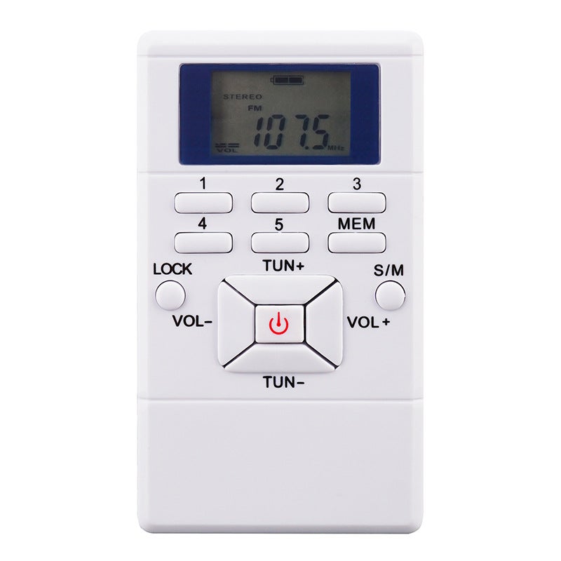 Portable Mini Stereo Fm Outdoor Gift Conference Receiver Radio Compact - Image 1