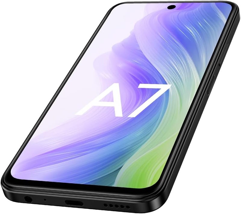 RAVOZ A7 Non Camera and Non GPS 12GB RAM (4GB + 8GB Expandable) 128GB ROM, 6.67"HD+ Display, Dual Sim, 5000 mAh Battery, 4G, NFC, Android 16 -Cosmic Black - Image 3