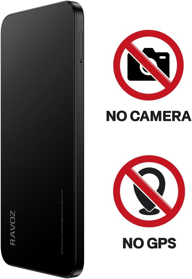 RAVOZ A7 Non Camera and Non GPS 12GB RAM (4GB + 8GB Expandable) 128GB ROM, 6.67"HD+ Display, Dual Sim, 5000 mAh Battery, 4G, NFC, Android 16 -Cosmic Black - Image 2