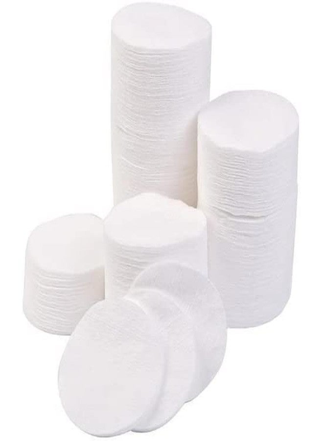 Bindex Round 100% Cotton Makeup Remover Pads for Women Girls All Skin Types Cosmetic Pads White (Pack of 1) (100 pcs) - Image 1