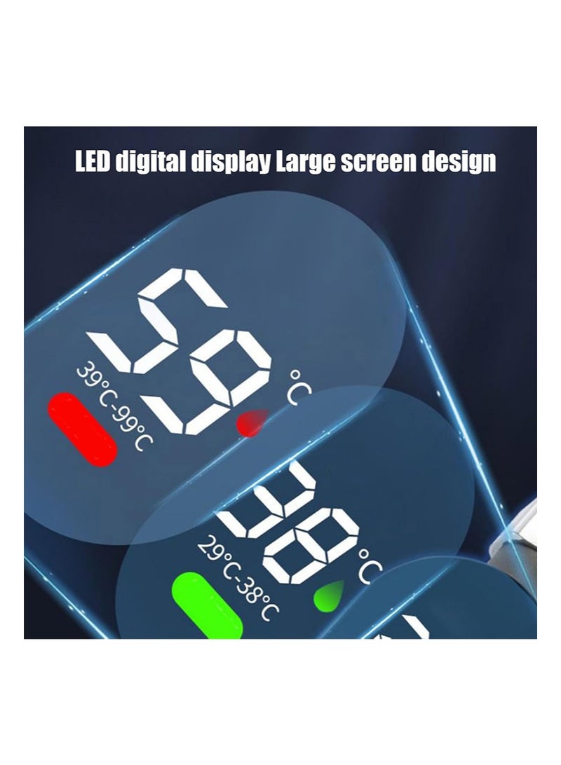 ايكانبو مقياس حرارة الدش مع شاشة LED خارجية، لا يتطلب كهرباء، يعرض درجة حرارة الدش على الفور، يتميز بمستشعر دقيق لدرجة حرارة الدش، وجهاز مراقبة درجة حرارة المياه الرقمية، وهو جهاز آمن للكشف عن درجة الحرارة للمنزل - Image 3