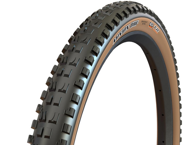 Maxxis Minion DHF Dual Compound 275 29 EXO E25 Rating Tubeless Gold Standard of Gravity Focused Tread Size 29x260WT EXO E25