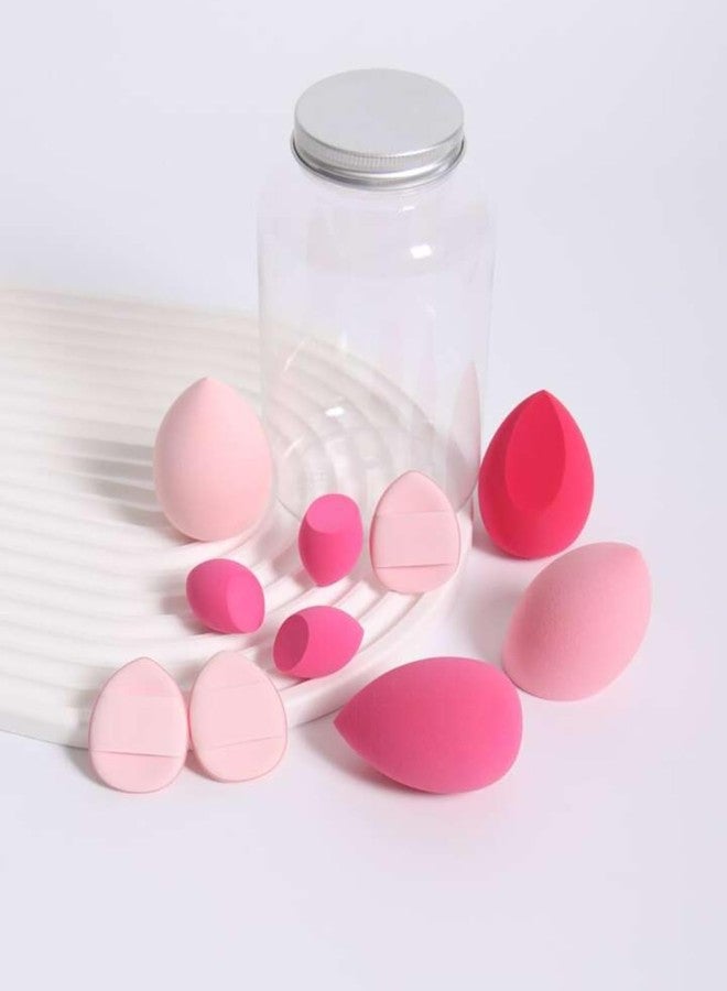 FEELHIGH مجموعة إسفنجات التجميل المثالية: 10 قطع مع علبة تخزين - تتضمن 4 إسفنجات تجميل، و3 إسفنجات تجميل صغيرة، و3 إسفنجات صغيرة للأصابع لتطبيق مكياج مثالي - Image 5