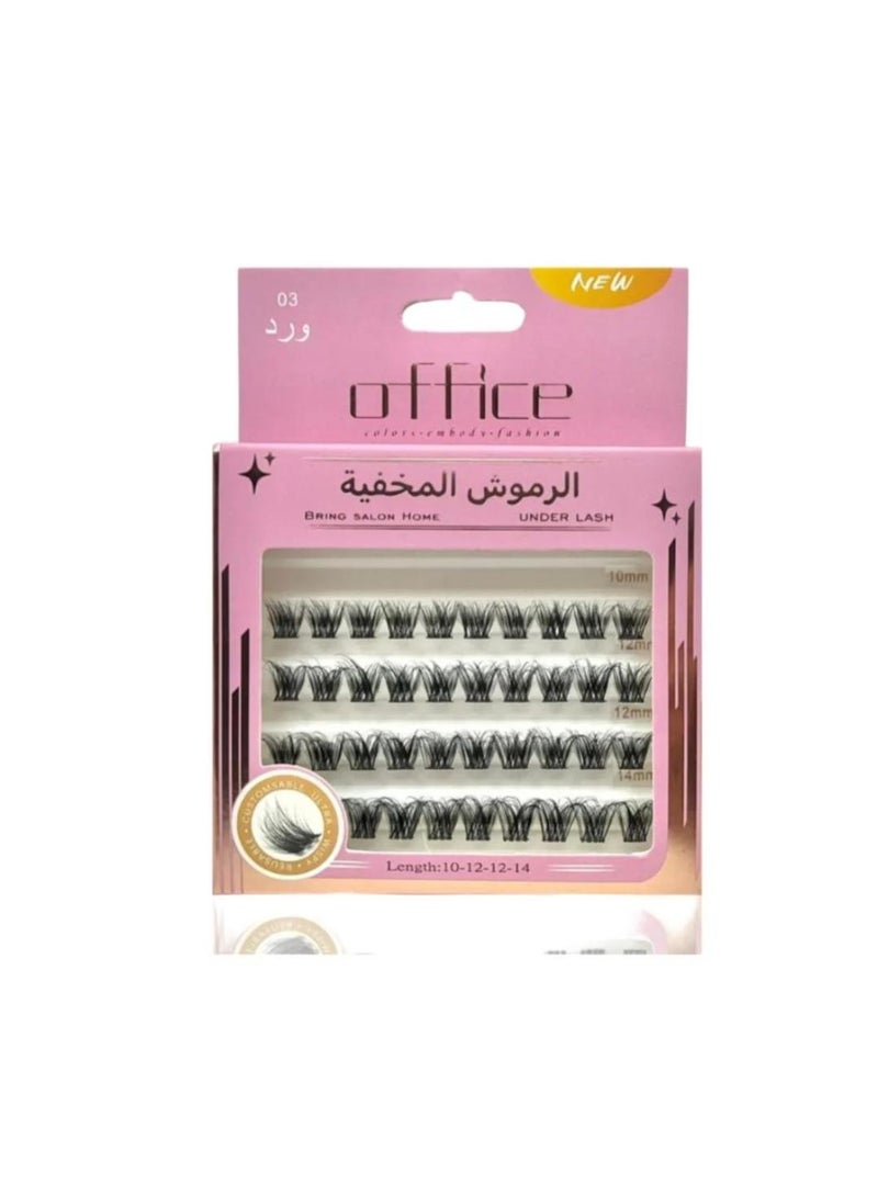 أوفيس رموش طبيعية سهلة الارتداء بثلاث خطوات رقم 03
