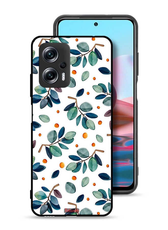 Tolwak Xiaomi Poco X4 GT Protective Case Cover Leaves - Image 1