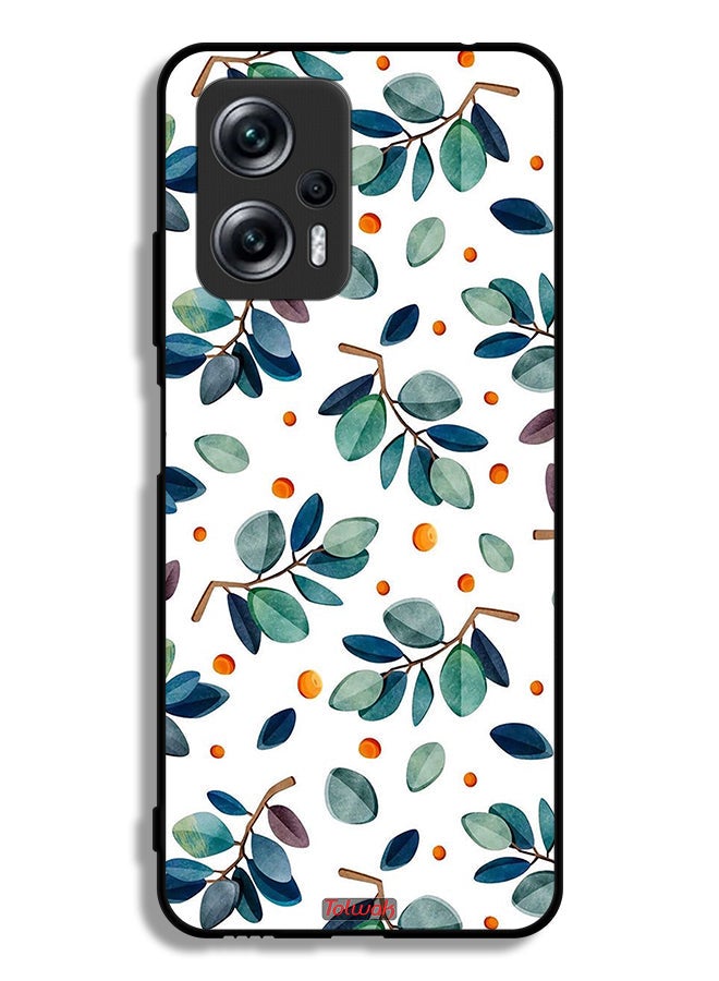 Tolwak Xiaomi Poco X4 GT Protective Case Cover Leaves - Image 2