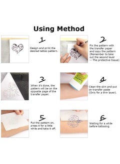 ORiTi 100-Piece Tattoo Ink Cup 50 Mixed Needle 25 Transfer Paper  - Image 4