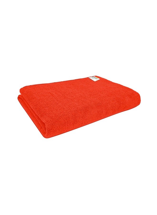 SOFTSPUN Microfiber Hair & Face Care Bath Towel 1 pc 60x120cm Red Ultra Absorbent Super Soft & Comfortable Quick Drying for Men & Women Daily Use Pack of 1 Extra Large Size Unisex. - Image 1