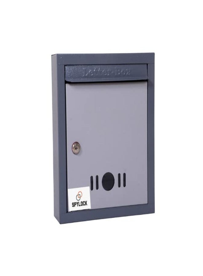 SPYLOCK Double Heavy Metal Mail Box Letter Box for Home Gate Wall Mountable Box 9 X 11 Size - Image 1