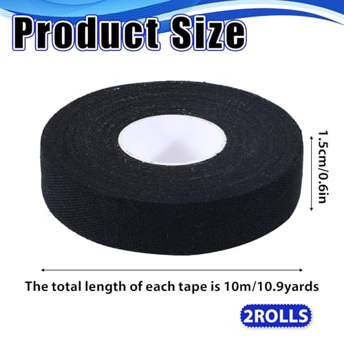 Aiyorse 2 Rolls Finger Tape, Extra Strong Adhesive 0.6-Inch x 32-feet Athletic Tape for Fingers, Hands, & Toes, Rock Climbing Tape, Skin-Friendly Sports Tape for Outdoor Sports Climbing Football (Black) - Image 2