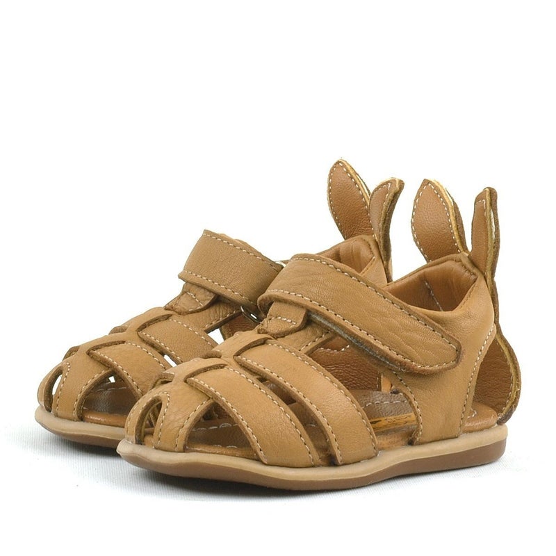 Rakerplus Raker Plus Genuine Cowhide Leather Children's Sandals with Velcro Strap - Image 5