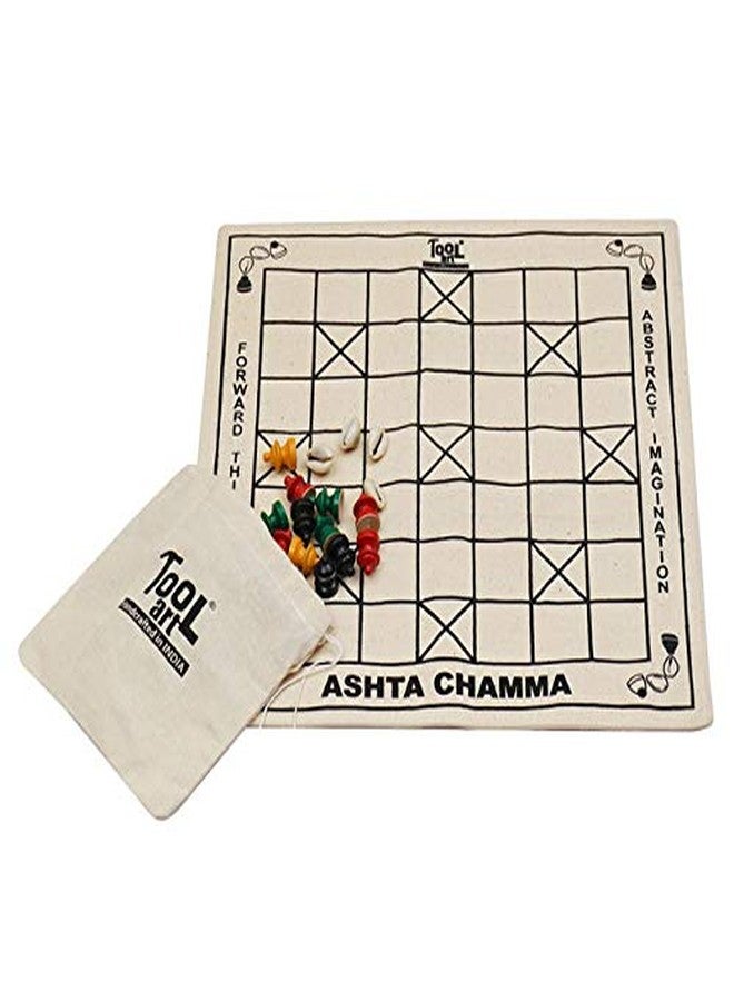 Toolart™ Ashta Chamma/Chowka Bara/Katta Mane/Ludo Board Game - Image 4