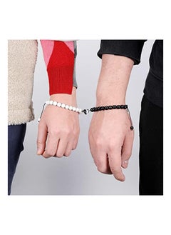 Generic JSDDE Crystals Bracelet Couples Heart Mutual Attraction Bracelets Crystal Stone Distance Bracelets for Boyfriend Girlfriend His and Hers  - Image 4