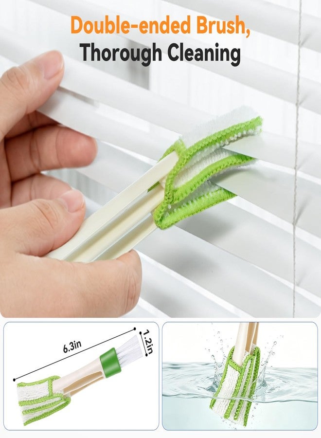EVEPRUS 8PCS Window Blind Cleaner Duster Tool, 7-Finger Microfiber Blind Duster, Removable and Washable,Cleaning Tools for Window Shutters & Air Vent - Image 3