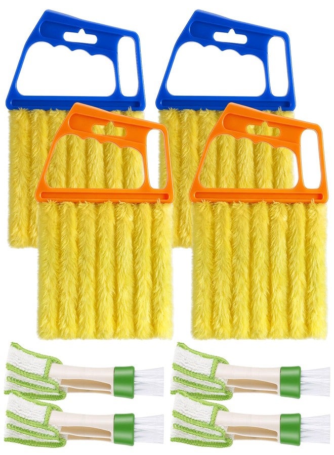 EVEPRUS 8PCS Window Blind Cleaner Duster Tool, 7-Finger Microfiber Blind Duster, Removable and Washable,Cleaning Tools for Window Shutters & Air Vent - Image 1