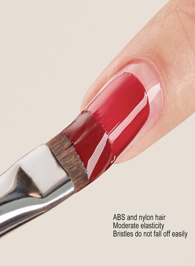 YOSOO Gel Nail Brush Set - 8pcs Gradient Handle Brush for Nail Extensions, Nail Polish and Nail Art, with Cap, Suitable for DIY Nail Enthusiasts and Professional Nail Salons, Made - Image 4