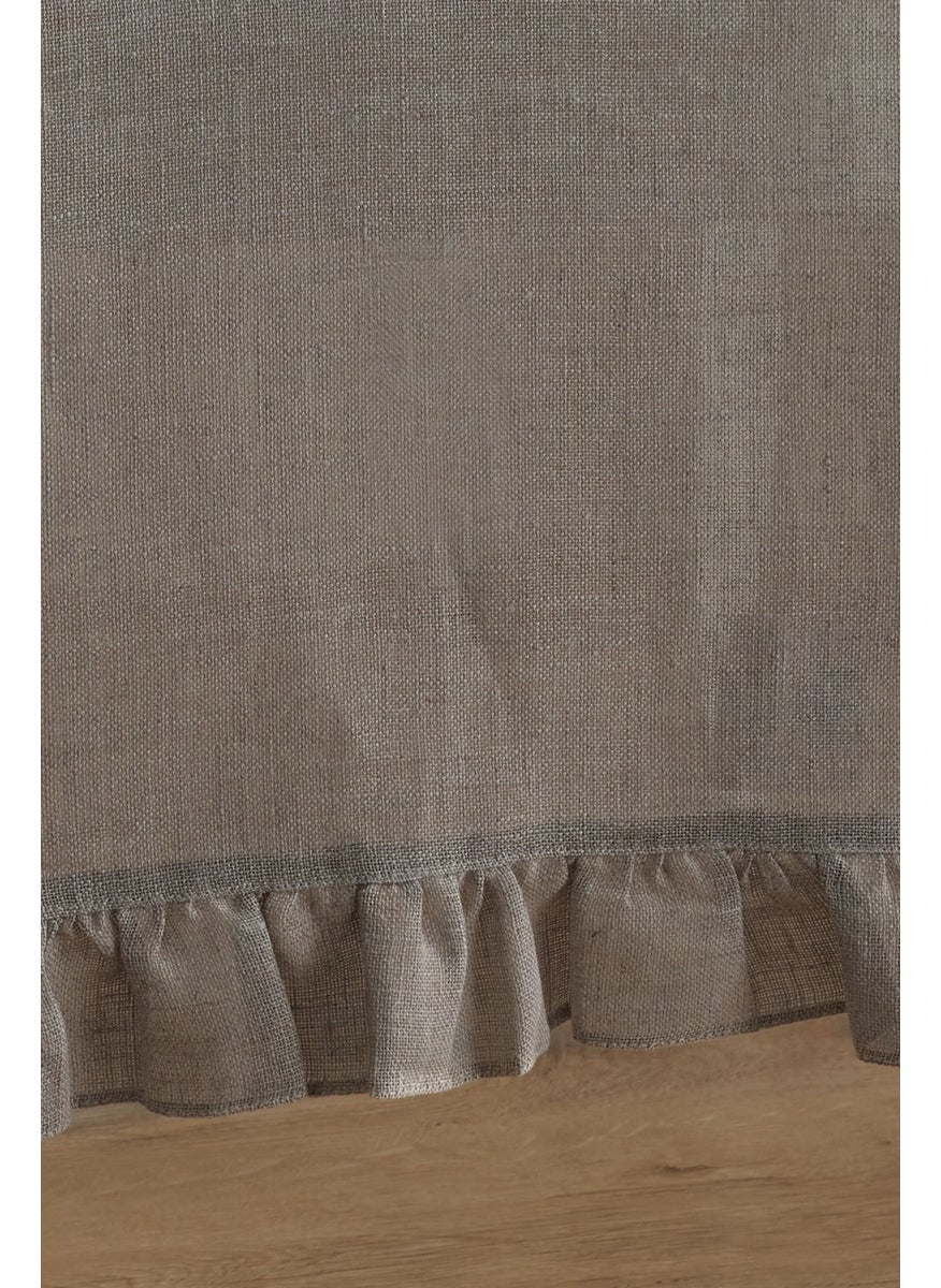 Ödel Home Linen Ruffle Runner / Presentation / Placemat  - Image 2