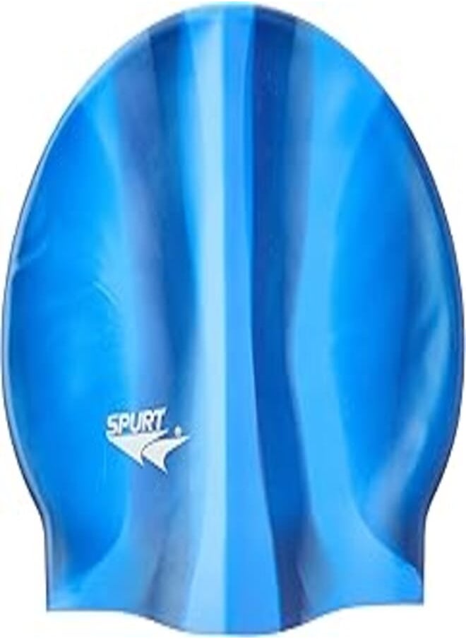 Spurt Spurt Silicone Swimming Cap in Zipper Bag Multi-Color-Non-slip Material: Grade A Silicone 