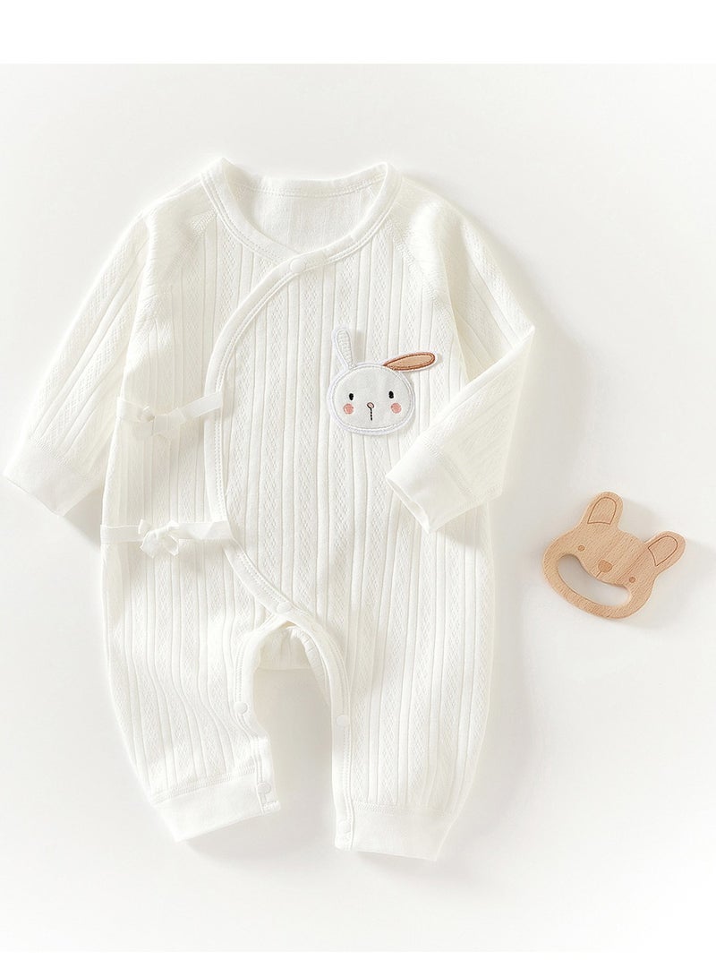 Baby jumpsuit breathable autumn and winter A-level children's clothing crawling suit autumn close fitting comfortable jumpsuit autumn and winter 0-12 months baby - Image 1